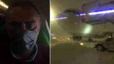 Atilla Saral 8,5 saat uçakta mahsur kaldı