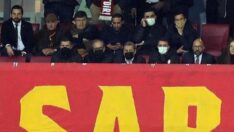 Burak Elmas, Luis Campos ve Muslera maçı beraber izledi