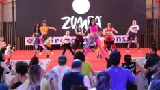 Dans ve sporseverler zumbayla coştu