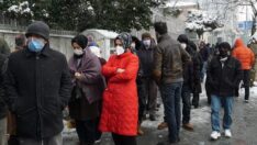 Eksi 5 derecede ekmek kuyruğu: Bizi bu duruma getirenler utansın