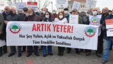 Emekliler sokağa indi: Artık yeter…