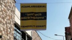 Esnaftan elektrik zammı protestosu