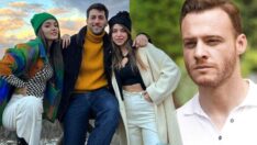 Hande Erçel, ablası ve eniştesinin mutluluk pozuna Kerem Bürsin’den yorum