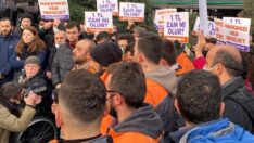 HepsiJet çalışanlarından zam protestosu