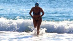 Kar yağışı beklenen Antalya’da şaşırtan görüntüler