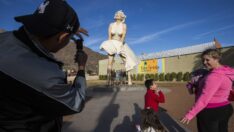 Marilyn Monroe’nun dev heykeli kenti karıştırdı