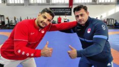 Milli güreşçiler Taha Akgül ve Rıza Kayaalp, Avrupa Şampiyonası öncesi iddialı