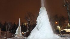 Mogan Gölü ve Kuğulu Park buz tuttu