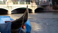 Porsuk Çayı buz tuttu