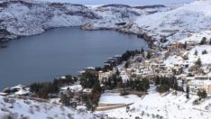 ‘Sakin şehir’ Halfeti’de kış manzarası