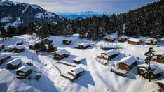 Şavşat kış manzarasıyla görenleri hayran bırakıyor