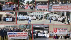 TTB ve Tabip Odalarından alkışlı protesto: Vazgeçmiyoruz, oyalama değil, hakkımızı istiyoruz