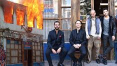 Ünlü dizinin çekildiği bina kül oldu! O görüntüler tartışma yarattı