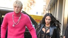 Yeni nişanlı ünlü çift Milano’yu geziyor