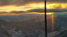 Zigana Dağı’nda muhteşem görüntü