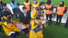 90+8’de penaltı geldi, 2 Trabzonspor taraftarı fenalaştı!