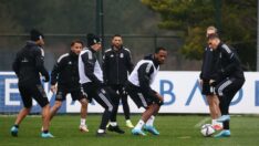 Beşiktaş’ta Nkoudou takımla çalıştı 