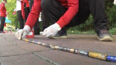 Çevreci öğrenciler Guinness Rekorlar Kitabı’na girdi