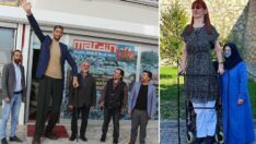 Dünyanın en uzun erkeği Sultan Kösen’den dünyanın en uzun kadını Rumeysa Gelgi’ye çağrı