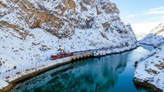 Erzincan’da kartpostallık kış fotoğrafları