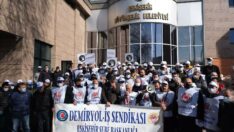 Estram çalışanları maaşlarına isyan etti: Çorap dahi alamıyoruz