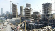 Finans Merkezi şantiyesinde yetersiz yemek protestosu