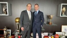 Galatasaray başkanı Burak Elmas, Aleksander Ceferin’i ziyaret etti