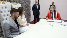 Nikah dairelerinde 22.02.2022 yoğunluğu 