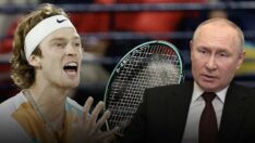 Rus raket Andrey Rublev’den savaşa tepki! Kameraya yazdı