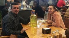 Sevgililer Günü’nde eşine benzin hediye etti