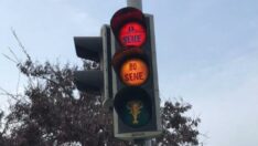 Trabzon’da trafik ışıklarında ‘o sene, bu sene’ ve kupa vurgusu