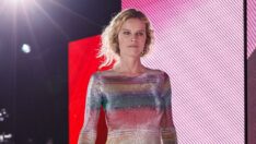 Ünlü manken 48 yaşında podyuma çıktı