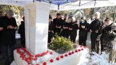 Emre Saltık ölümünün beşinci yılında mezarı başında anıldı