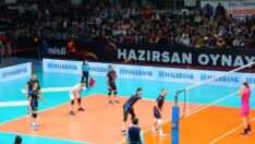 Halkbank, CEV Challenge Kupası finalindeki ilk maçta Narbonne’ye set vermedi
