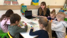 İstanbul’da Ukraynalı çocuklara atölyeler