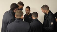 Merih Demiral ve Hakan Çalhanoğlu’ndan İtalya’ya karşılama