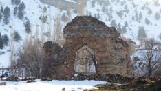 Şar Antik Kenti beyaza büründü