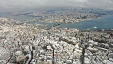 Tarihi yarımada beyaza büründü