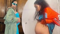 Tarzıyla gündemden düşmüyor! Rihanna’nın tercihi bu kez mavi