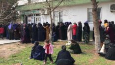 Ucuz bakliyat almak için saatlerce kuyrukta beklediler!