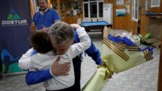 Ukrayna’ya gidemeyince, İnegöl’de ağırlandılar!