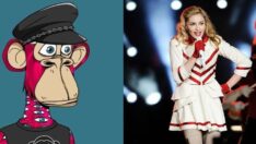 Ünlü şarkıcı Madonna’dan NFT’ye dev yatırım: ‘Sıkılmış Maymun’a 570 bin dolar ödedi