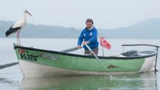 Yaren leylek 11. kez geldi, Adem amca mutluluktan uçtu