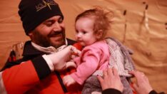 Yüksek ateşle gelen Ukraynalı bebeğe Sahra Hastanesi’nde müdahale edildi