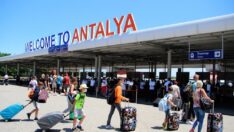 Antalya’ya hava yoluyla gelen turist sayısı 1 milyonu geçti
