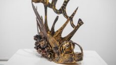 Atıklar sanat eserine dönüştü