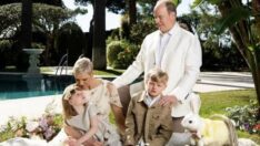 Boşanacağı iddia edilen Monaco Prensesi ailesiyle mutluluk pozu verdi