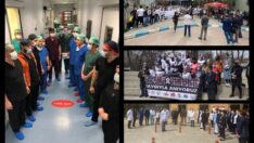 Covid-19 nedeniyle yaşamını yitiren 554 sağlık çalışanı anıldı