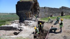 Diyarbakır surlarında payandaların izleri ortaya çıktı