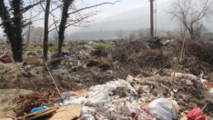 Doğa harikası bölge, açık hava çöplüğüne döndü